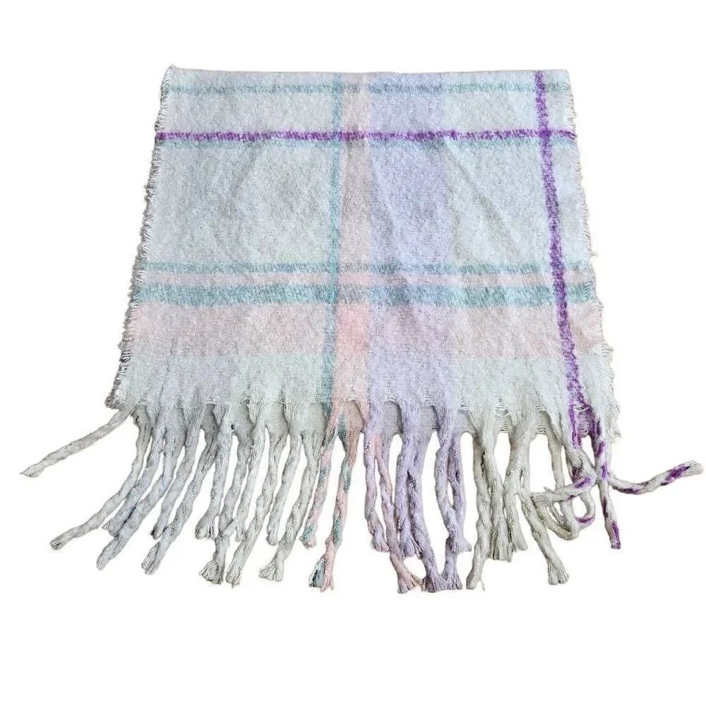 Steve madden multicolor textures scarf soft 78X21